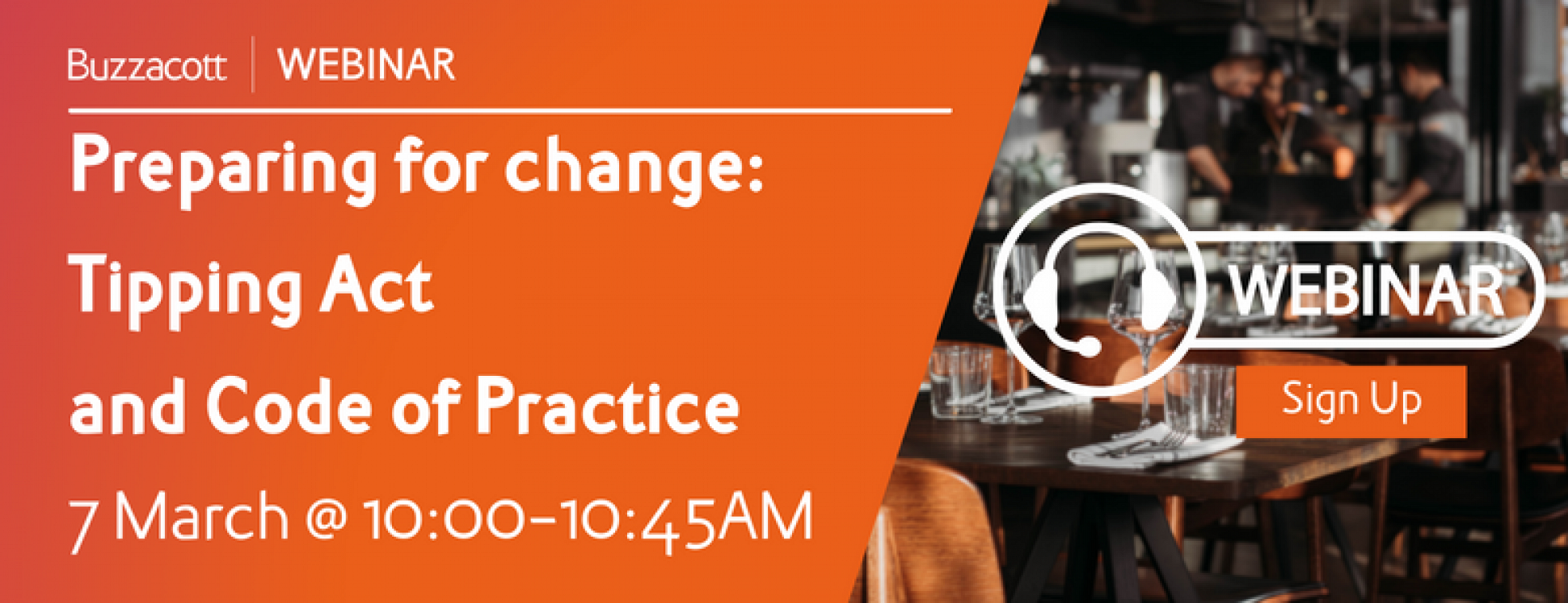 Preparing for change: Tipping Act and Code of Practice Webinar
